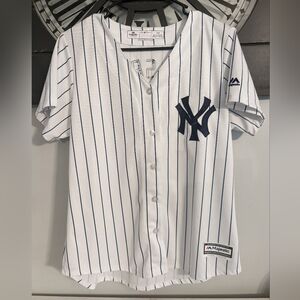 New York YANKEES Baseball Jersey Jacob Ellsbury #22 Majestic‎ Large